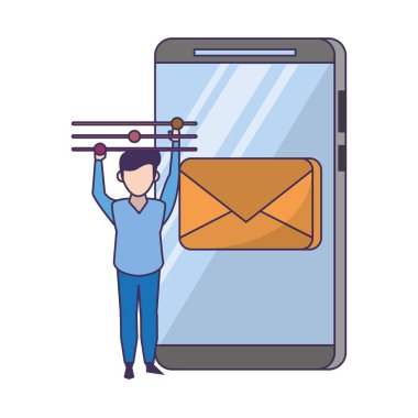 teknoloji web dijital donanım karikatür