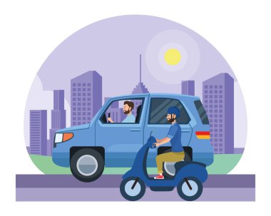 Araç ve motosiklet sürücüleri sürme ile