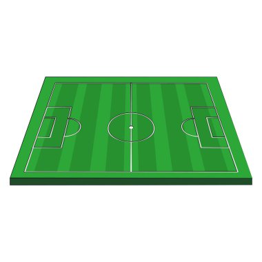 Futbol futbol oyun alanı stadyum karikatür