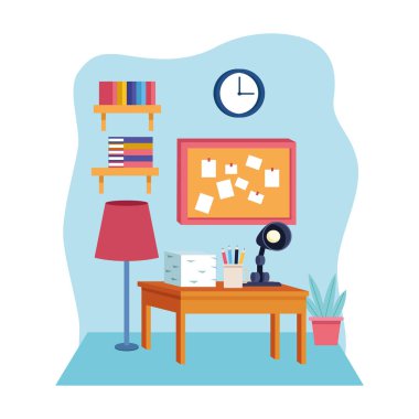 mobilya modern dekorasyon tarzı karikatür