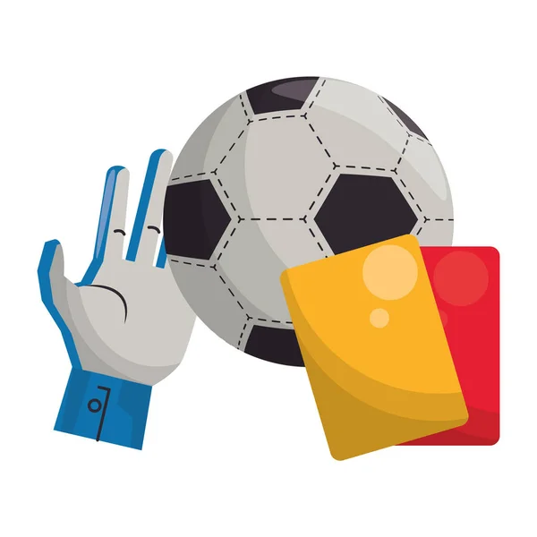 Futebol futebol esporte conceito de jogo —  Vetores de Stock