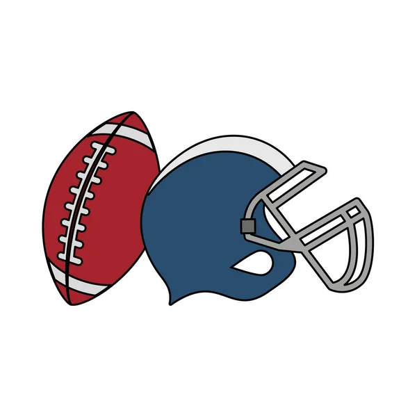 American Football Sport Spiel Cartoon — Stockvektor