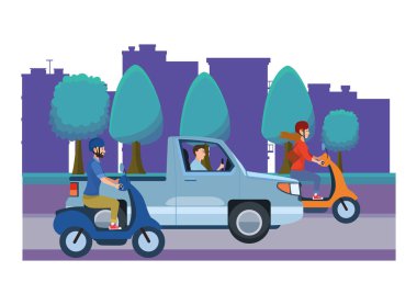 Sürücülere binen araçlar ve motosikletler