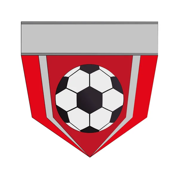 Calcio calcio sport game concept — Vettoriale Stock