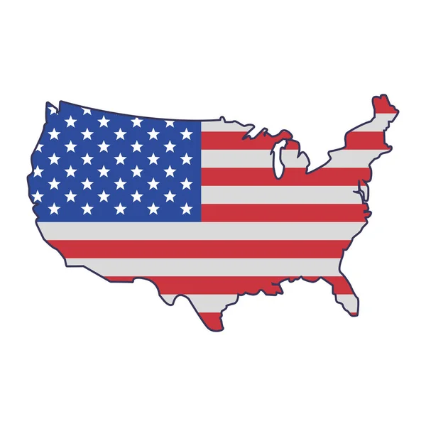 Nezávislost USA 4. červenec kreslený — Stockový vektor