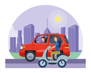 Araç ve motosiklet sürücüleri sürme ile