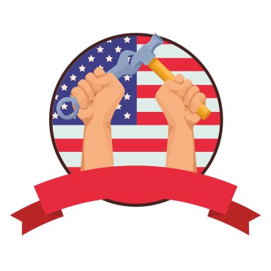 İnşaat işçileri el ele alet tutuyor