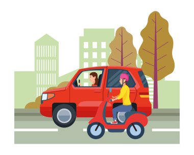 Araç ve motosiklet sürücüleri sürme ile