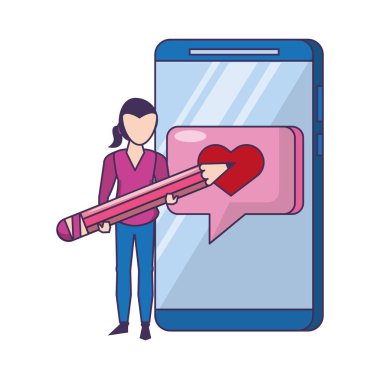 teknoloji web dijital donanım karikatür