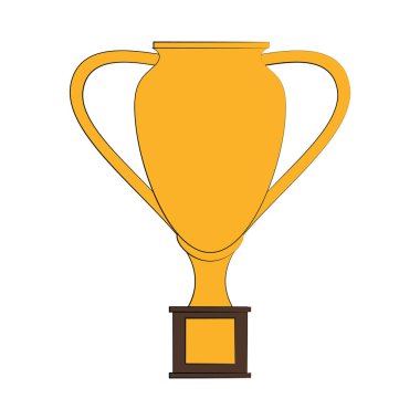 Spor oyunu kupa kupa şampiyonluk sembolü