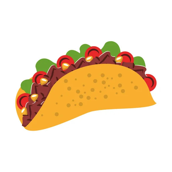 Culture mexicaine et aliments dessins animés — Image vectorielle