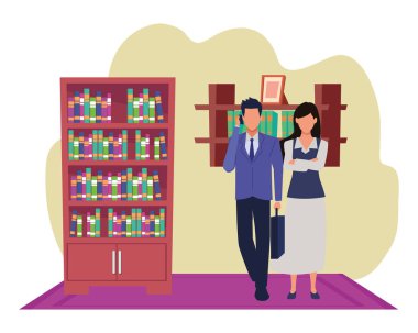 Yönetici iş girişimci çift