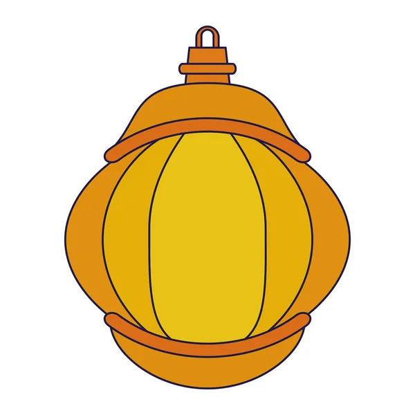 Lantern decoration festival lamp cartoon — Stock Vector