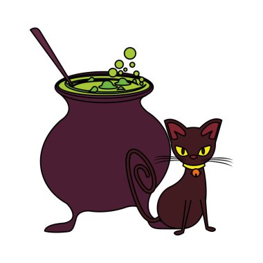 cadılar bayramı ekim korkunç kutlama karikatür