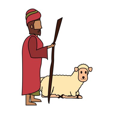 mutlu noel doğuş hıristiyan karikatür