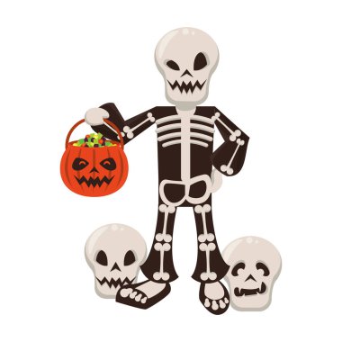 cadılar bayramı ekim korkunç kutlama karikatür