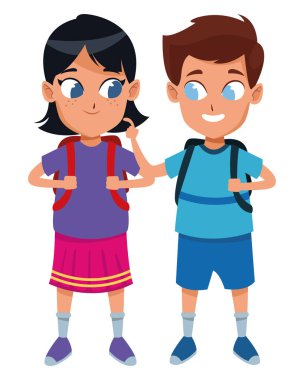 sevimli sevimli çocuk çocukluk karikatür