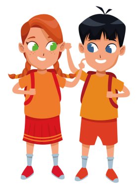 sevimli sevimli çocuk çocukluk karikatür