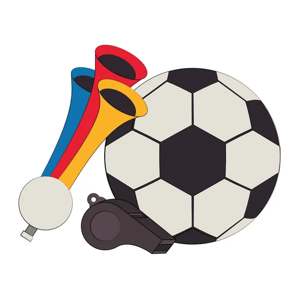 Концепция футбольных игр — стоковый вектор