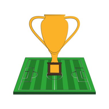 Futbol futbol spor oyunu konsepti