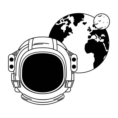 siyah beyaz evren uzay galaksi astronomi karikatür