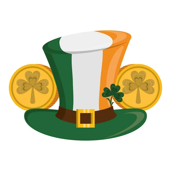 Saint patricks jour dessin animé irlandais — Image vectorielle