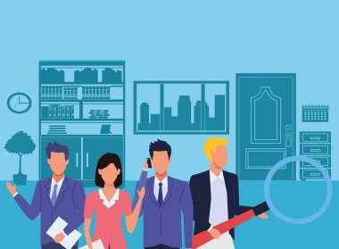 Araçları ile Yönetici iş çalışanları