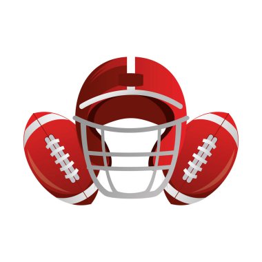 amerikan futbolu spor oyunu karikatür