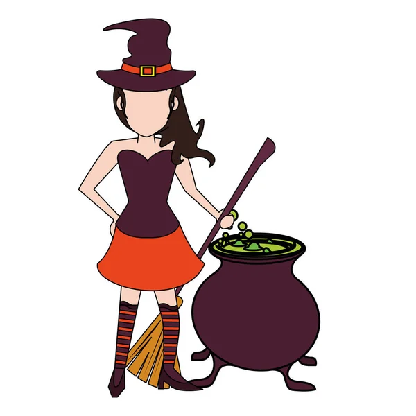 Halloween oktober eng viering cartoon — Stockvector