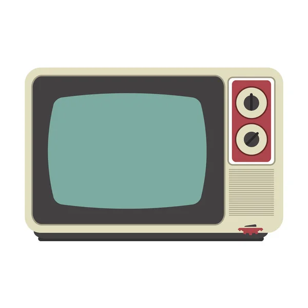 古いビンテージ テレビ — ストックベクタ