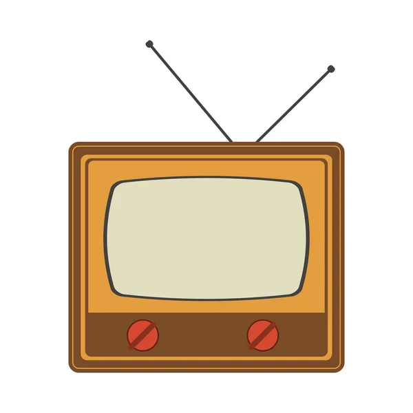 Alter Fernseher — Stockvektor