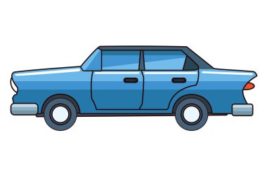Vintage klasik sedan araç araç