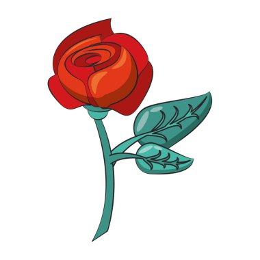 çiçek tropikal bahar çiçek karikatür