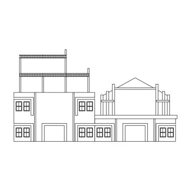 siyah beyaz inşaat mimari mühendisliği iş karikatür