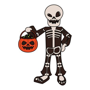 cadılar bayramı ekim korkunç kutlama karikatür