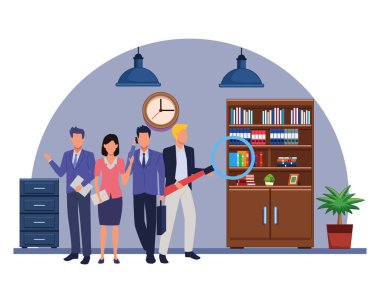 Araçları ile Yönetici iş çalışanları