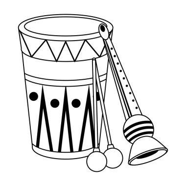 siyah beyaz parti şenlikli kutlama karnaval karikatür