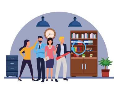 Araçları ile Yönetici iş çalışanları