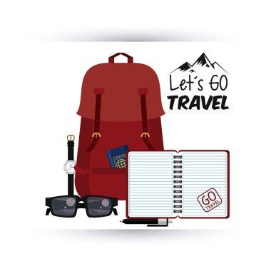 seyahat ve turizm simgesi