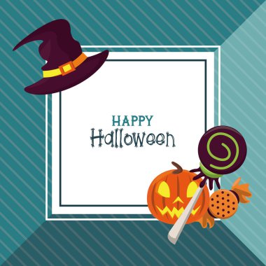 Mutlu cadılar bayramı kartları ve çizgi filmler.