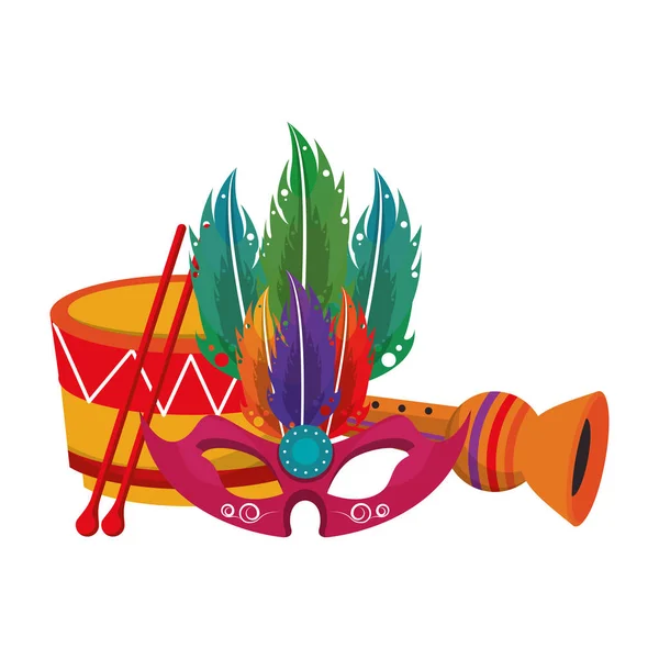 Oslava slavnostní Oslava karnevalu — Stockový vektor
