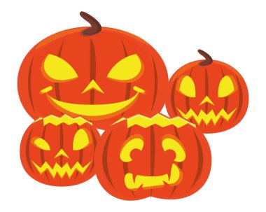 Yüzü simgeli Cadılar Bayramı balkabakları