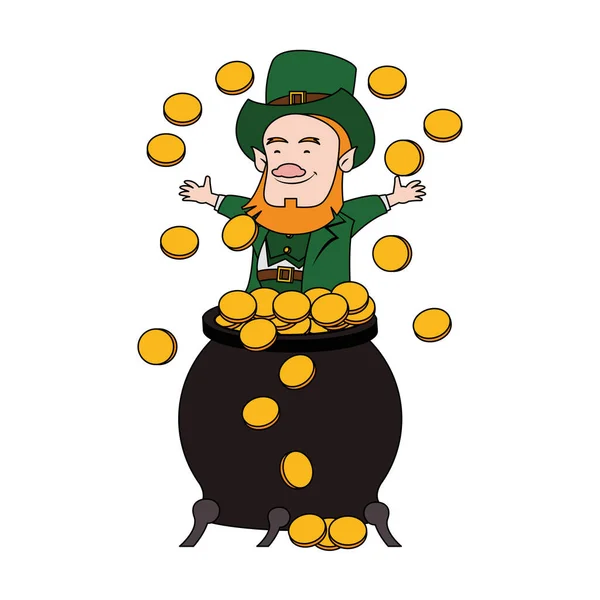 Saint patricks day irish cartoon — Stock Vector