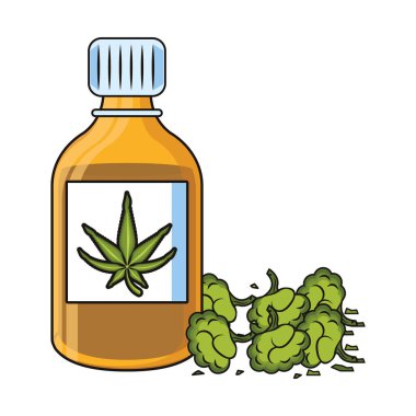 esrar martihuana sativa kenevir karikatür