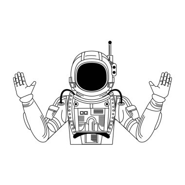 siyah beyaz evren uzay galaksi astronomi karikatür