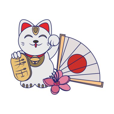 Maneki neko kedi tasarımı