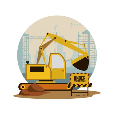 İnşaat binaları ve makineler altında