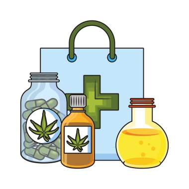 esrar martihuana sativa kenevir karikatür