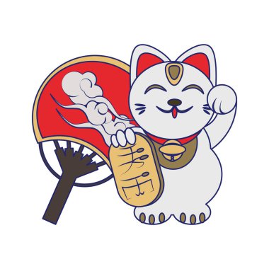 Maneki neko kedi tasarımı