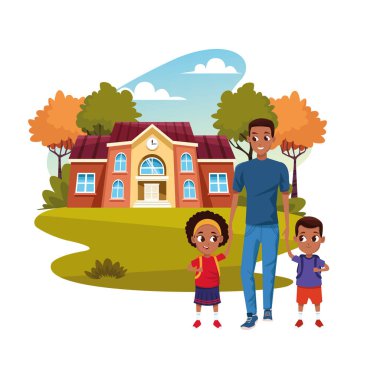 Mutlulukla okula dönüyorum.